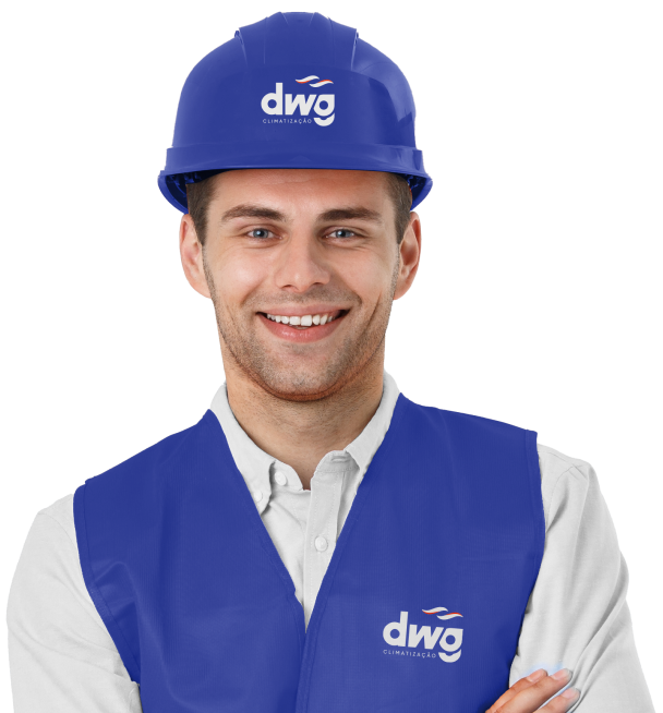 Funcionário DWG de capacete